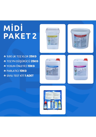 Havuz Bakım Seti Midi Paket 2