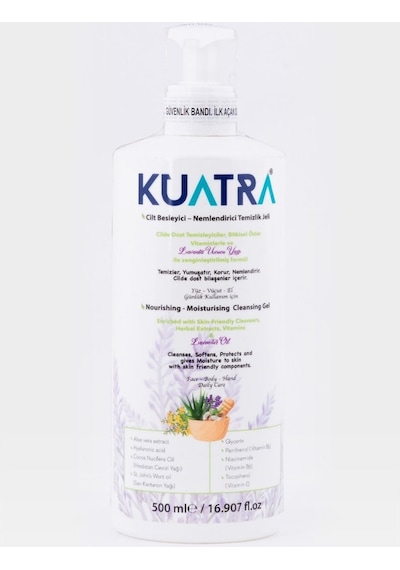 Kuatra Nemlendirici Besleyici Lavanta Yağlı Temizlik Jeli 500 ML