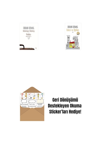 Müfettişler Müfettişi - Üçkâğıtçı 2 Kitap Bir Arada + Eskici Ve Oğulları Midi Boy + Okuma Sticker'ları