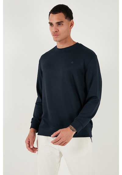 Buratti Regular Fit Bisiklet Yaka Uzun Kollu Erkek Sweat 5901066 Lacivert