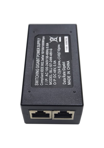48v 0.5a 1000m Poe Enjektör Adaptör Poe Switch Adaptör