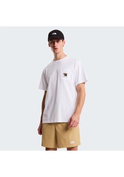The North Face M Mountaın Logo Rlx Ss Tee-graphıc Erkek Tişört Nf0a8guufn41 Beyaz