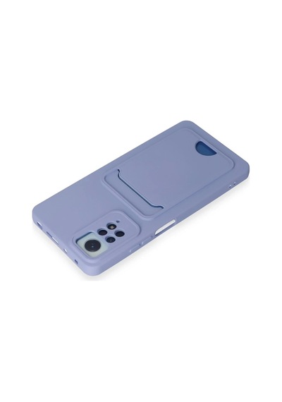 Xiaomi Redmi Note 12 Pro 4g Kılıf Kelvin Kartvizitli Silikon - Lila Çok Renkli