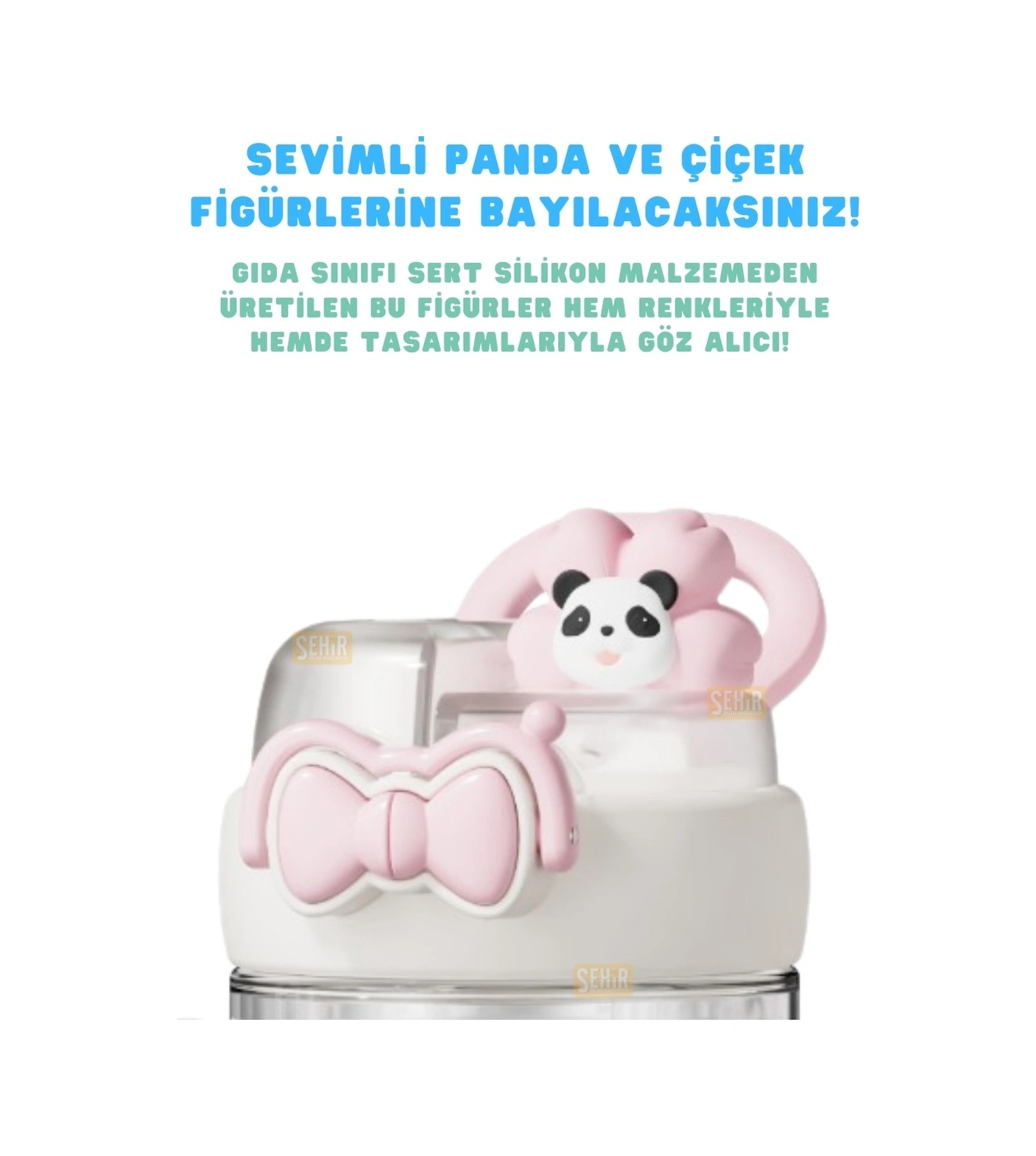 Diller D2518 580ml Çift Kullanım Askılı Pipetli Tritan Matara Çok Renkli