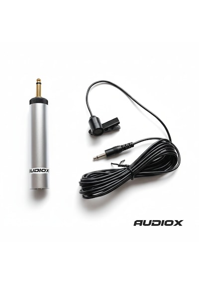 Audıox Yaka Mikrofonu 6.3 Mm Jak Girişli Klipsli Lavalier Mikrofon Mikser/amfi/karaoke Uyumlu Çantalı Set