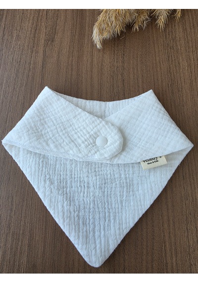 Sleepy Panda, Teddy & Puppy 3 Lü Nakışlı Müslin Bandana Önlük Seti Çok Renkli