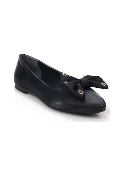 Papuçcity Fendi 03416 Kadın Günlük Fiyonklu Babet Sıyah