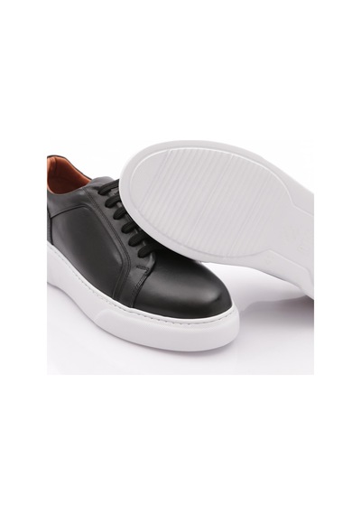 Dgn Tito Erkek Sneakers Ayakkabi Siyah Beyaz