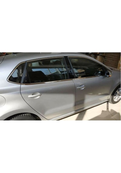 Vw Polo 2009-2017 Cam Çerçevesi Full Set Paslanmaz Çelik Krom