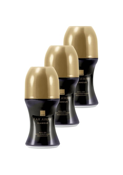 Avon Far Away Glamour Kadın Rollon 50 Ml. Üçlü Set
