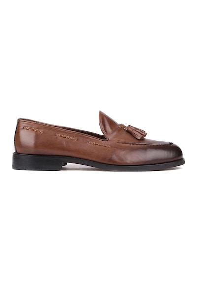 Shoetyle - Kahverengi Deri Erkek Klasik Ayakkabı 250-2350-802-kahverengi