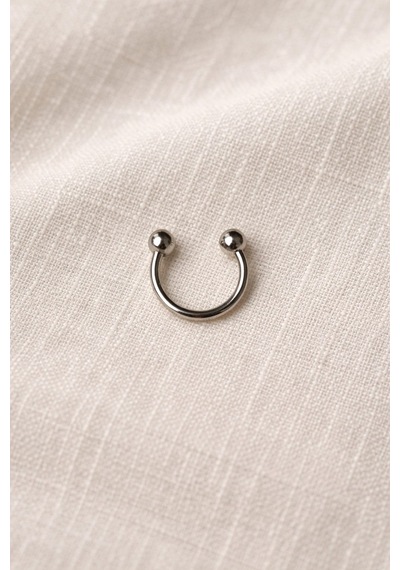 316l Cerrahi Çelik Silver Top Uçlu 8mm Çap Piercing 1 Adet -kararma Yapmaz- Gümüş
