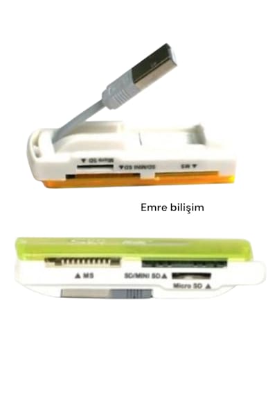 Usb Kart Okuyucu Çok Luhafıza Kart Okuyucu 480mbps Ye Kader 2 ,0 Aktarım Hızı Usb 1 Adet