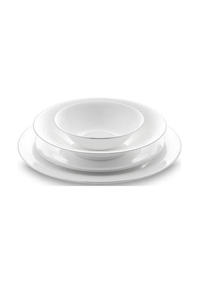 Jumbo Merlem 55 Parça 12 Kişilik Yemek Takımı Platin