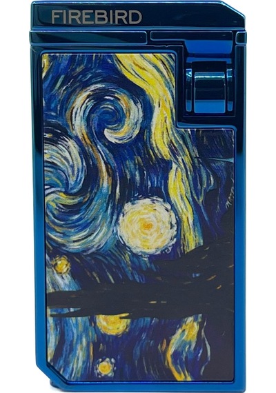 Firebird Starry Night Çift Torch Puro Çakmağı - Mavi Mavi