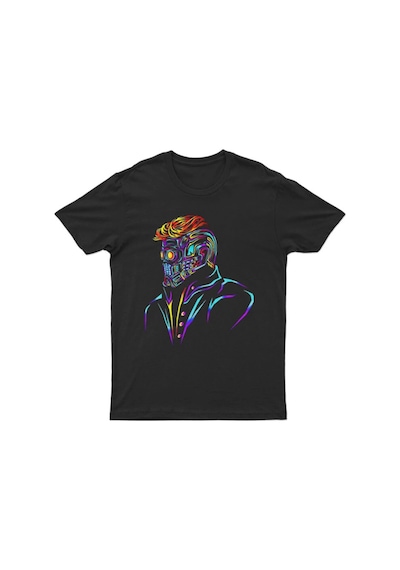 Startmore Star-lord Unisex Tişört T-shirt Bet7104 Siyah