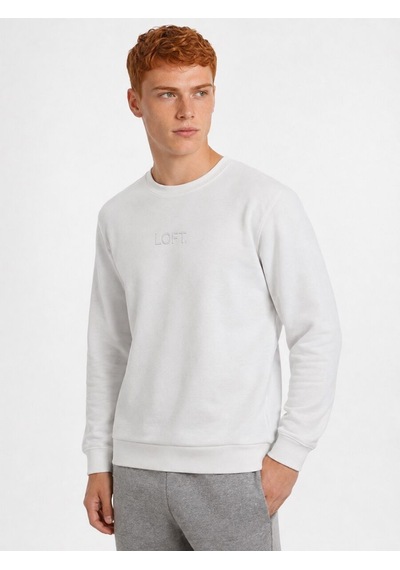 Loft Regular Fit Erkek Sweatshirt Lf2044098 Q1.v1 Beyaz