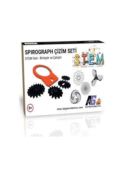 Stem Spirograph Sanat Seti - Çocuklar Ve Yetişkinler İçin Genel