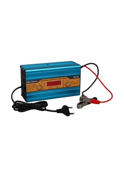 Pm-1210a 12v Şarj Redresörü Akıllı Akü Şarj Cihazı Dijital Göstergeli Otomatik 10 A