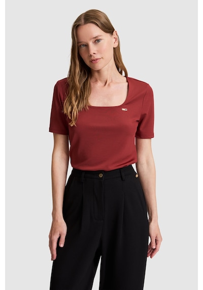 U.s. Polo Assn. Kadın Vişne Tişört Basic 50323524-vr223