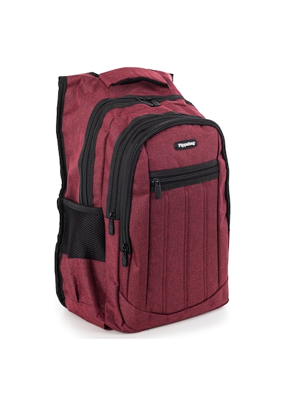 Pippa Çeşme Üç Gözlü Bordo Okul Günlük Ve Seyahat Sırt Çantası Çok Renkli