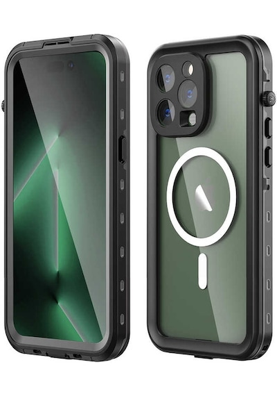Apple Uyumlu iPhone 14 Pro Max Kılıf 360 Koruma Su Geçirmez Toz Geçirmez Kapak Su