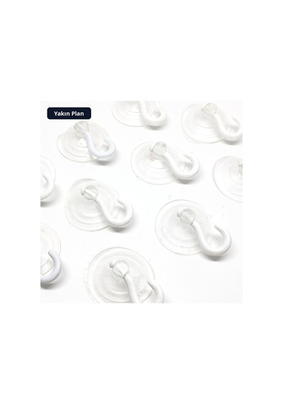 Trobus Vantuzlu Öpücük Askı Büyük Boy 4 Cm 10'lu