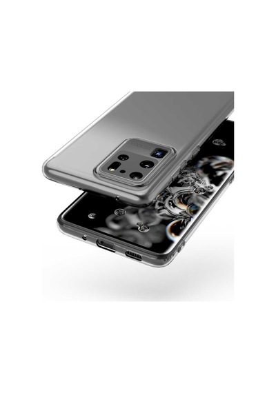 Galaxy S20 Ultra Kılıf Zore Kamera Korumalı Süper Silikon Renksiz