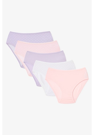 Penti Kız Çocuk Cotton Çok Renkli 5'li Slip