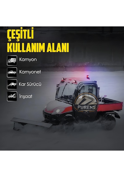Polis Çakarlı Kırmızı Mavi Tepe Lambası Mıknatıslı Yuvarlak Tip Çakmaklık Soketli Sts Oto Aksesuar
