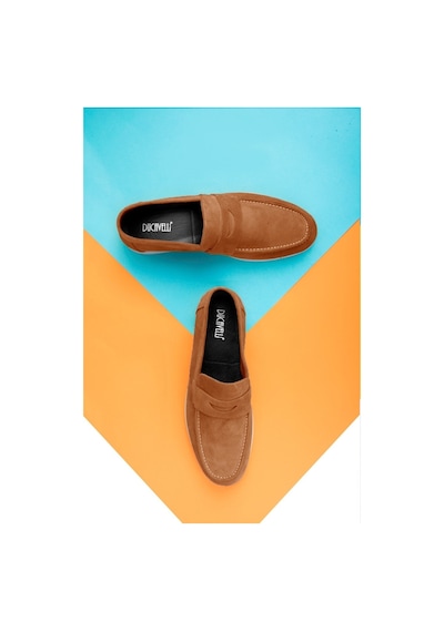 Ante Süet Hakiki Deri Erkek Günlük Ayakkabı Loafer Ayakkabı