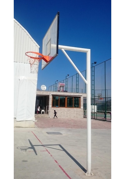 Adelinspor Basketbol Potası Sabit Çember 105x180 20 MM Cam Panya