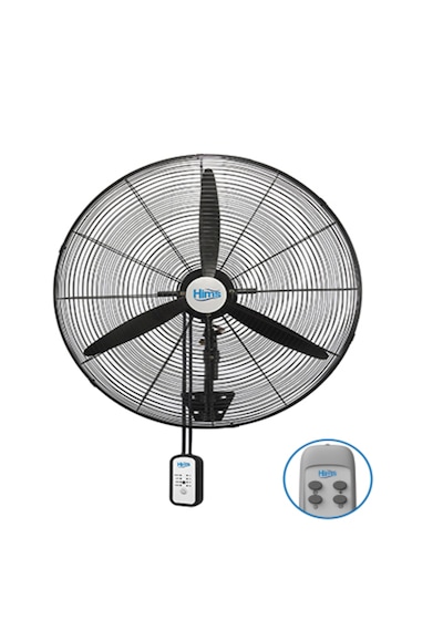 Hims Hef-dk650 190w 65 Cm Siyah Kumandalı Duvar Vantilatör