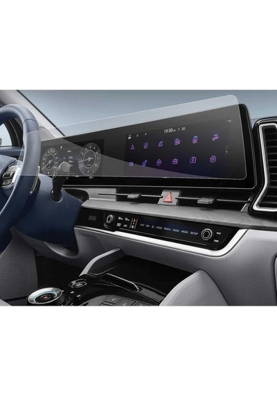Kia Yeni Sportage 12.3 Inç Navigasyon Uyumlu 9h Nano Anti-broken Ekran Koruyucu