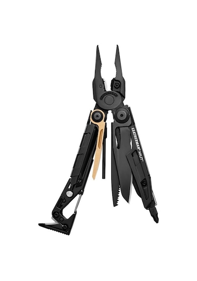 Leatherman Kamp Mut Black Multi Tool Yeşil Molle Kılıf Siyah