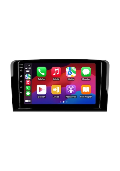 Mercedes Ml 2005-2011 Android Multimedya Carplay Android Auto Navigasyon 8gb Ram 128gb Pro 9"