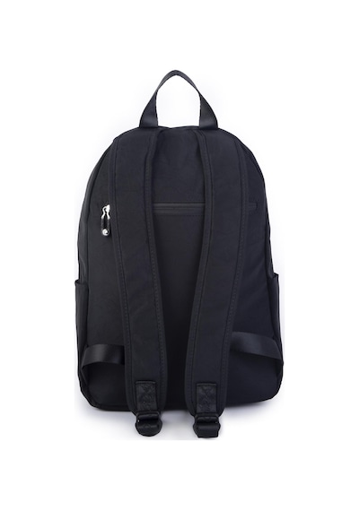 Nas Bag Unisex Büyük Boy Çok Gözlü Su Geçirmez Sırt Çantası Siyah