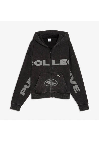 Puma Spc Boxy Full Zip Unisex Siyah Sweatshirt 638730 2800282