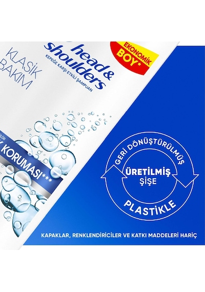 Head&shoulders Klasik Bakım Şampuan 800 Ml 2 Adet Tüm Saç Tipleri
