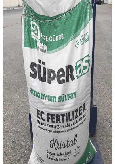 Şeker Gübresi Çim Gübresi Süper As %21 Azot Gübre-Iniz 3 KG