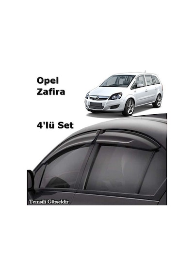 Opel Zafira Mugen Cam Rüzgalığı 4 Lü Takım