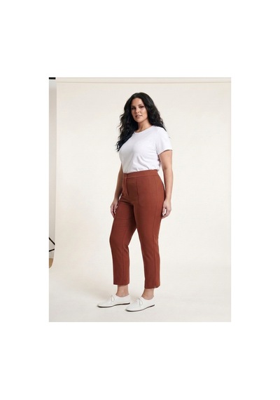 Hanezza Bilek Boy Dikişli Pantolon Tarçın - 5553126 Tarçın