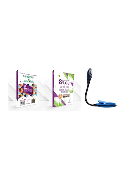 Karekök Yayınları 8 Sınıf Güçlendiren Din Kültürü Ve Ahlak Bilgisi Soru + Deneme + Kitap Okuma Işığı