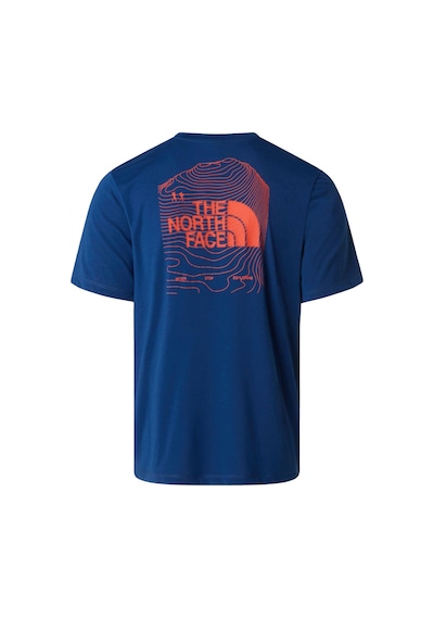 The North Face M Bıtmap Logo Short Sleeves Tee-graphıc Erkek Tişört Nf0a8ftvd1r1 Mavi
