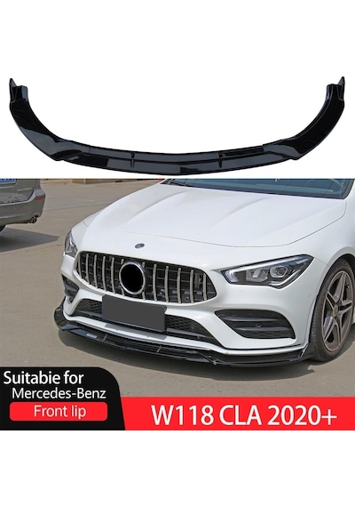 Mercedes W118 Ön Tampon Altı Lip 3 Parça Kulaklı 2021 E Class