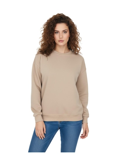 Baglan Kadın Spor Sıfıryaka Sweatshirt Bgl-st05061 Bej