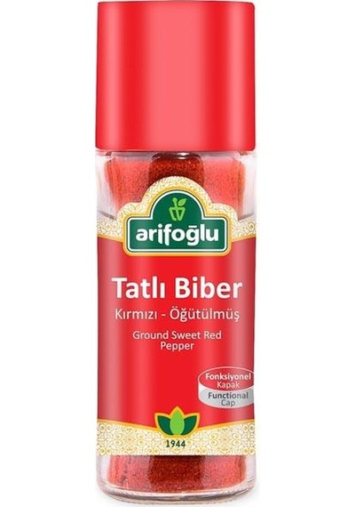 Arifoğlu Tatlı Biber Kırmızı Öğütülmüş Toz Cam 55 G