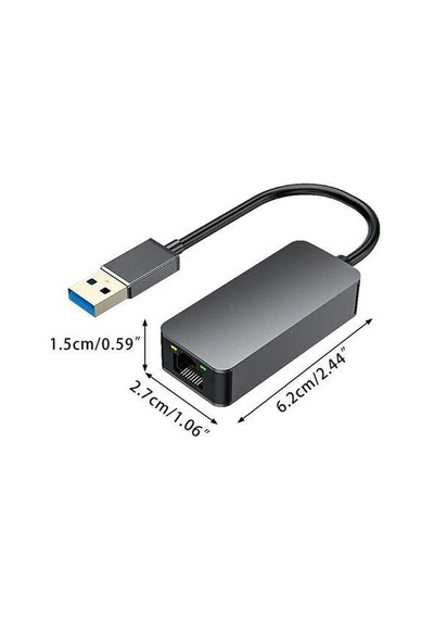 Usb To Ethernet 2500mbps 2.5g Lan İnternet Çevirici Dönüştürücü