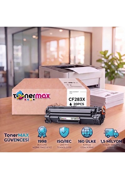 Hp Laserjet Pro M201rnw Uyumlu.  Toner Çipli Cf283x 20'li 2.400 Sayfa