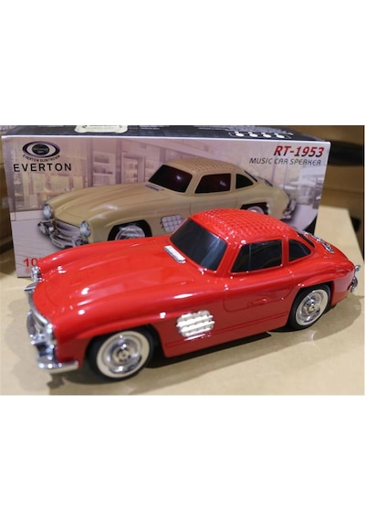 Everton Rt-1953 Kırmızı Bluetooth Fm-usb-tf-aux Şarjlı Nostaljik Radyo